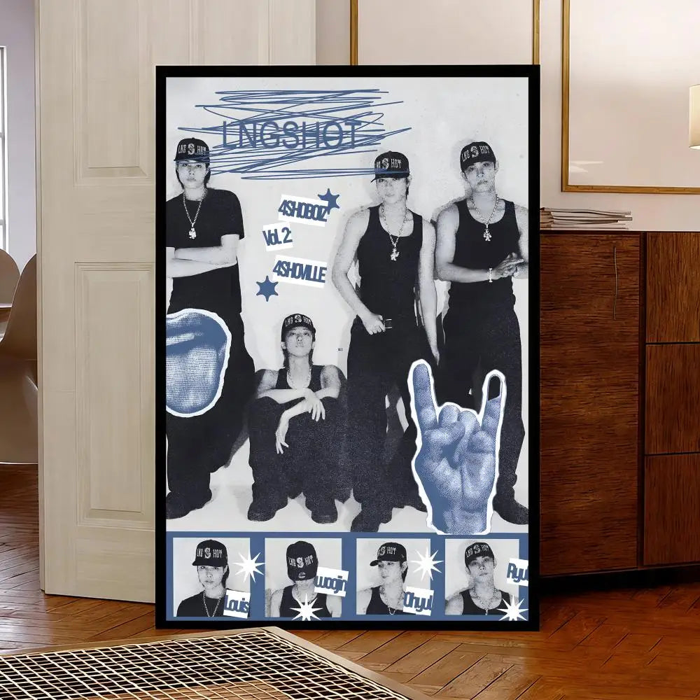 Kpop LNGSHOT poster by HSF Marketplace, stylish K-Culture wall decor for any room