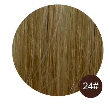 7-piece clip-in human hair extensions, natural straight Remy hair weft, 12–26 inches for women