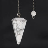 Natural Crystal Pendulums for Divination Dowsing Amethyst Pink Quartz Pendulum Reiki Healing Gem Stone Pendant Pendulos