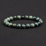 Genuine Natural Stone Bracelet Apatite Lapis Lazuli Agate Crystal Tiger Eye High Quality Gem Beads Bracelet Homme Jewelry Bangle
