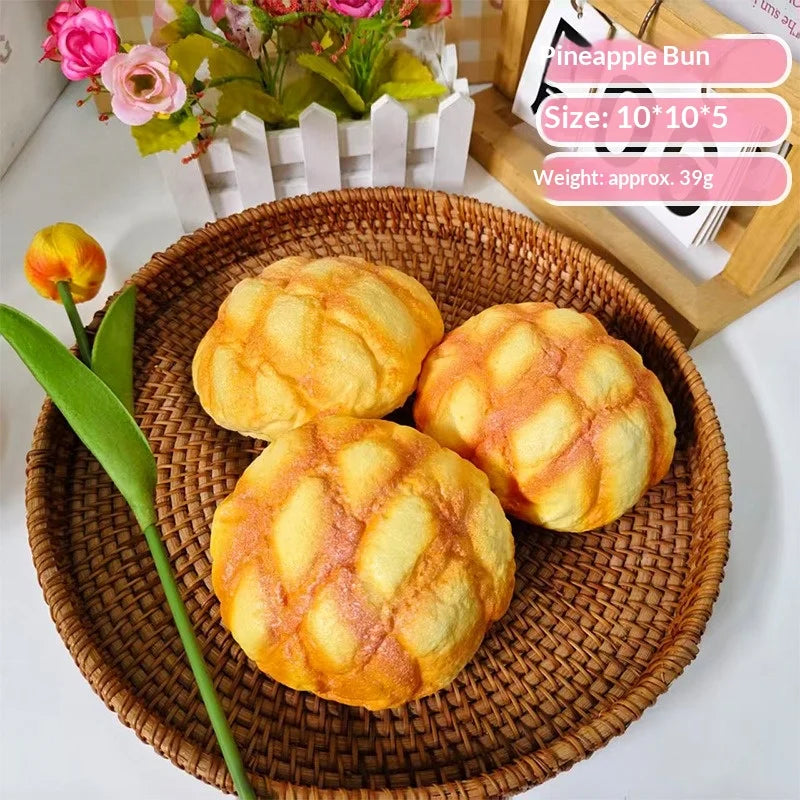 Realistic Bread Fidget Squishy, Layered Simulation, Anxiety Relief Toy for Students