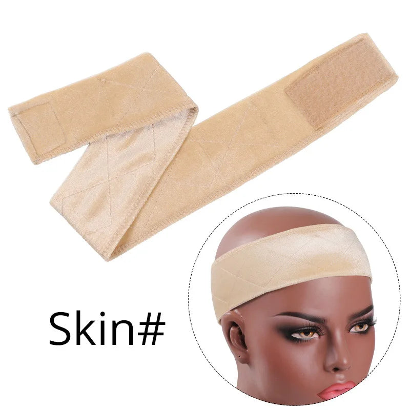 Non-slip velvet wig grip headband for women, adjustable comfort design by HSF Marketplace