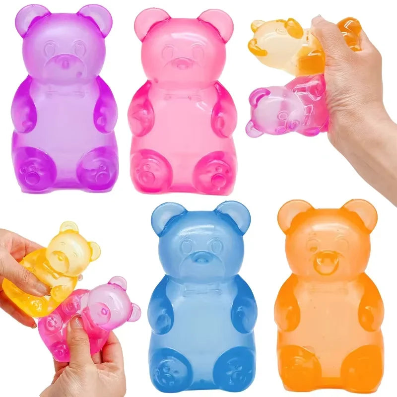 Cute Mini Bear Maltose Squishy – Soft Slow-Rebound Stress Relief Ball, Sensory Fidget Toy for Anxiety & ADHD, Great Gift Idea for Kids & Adults