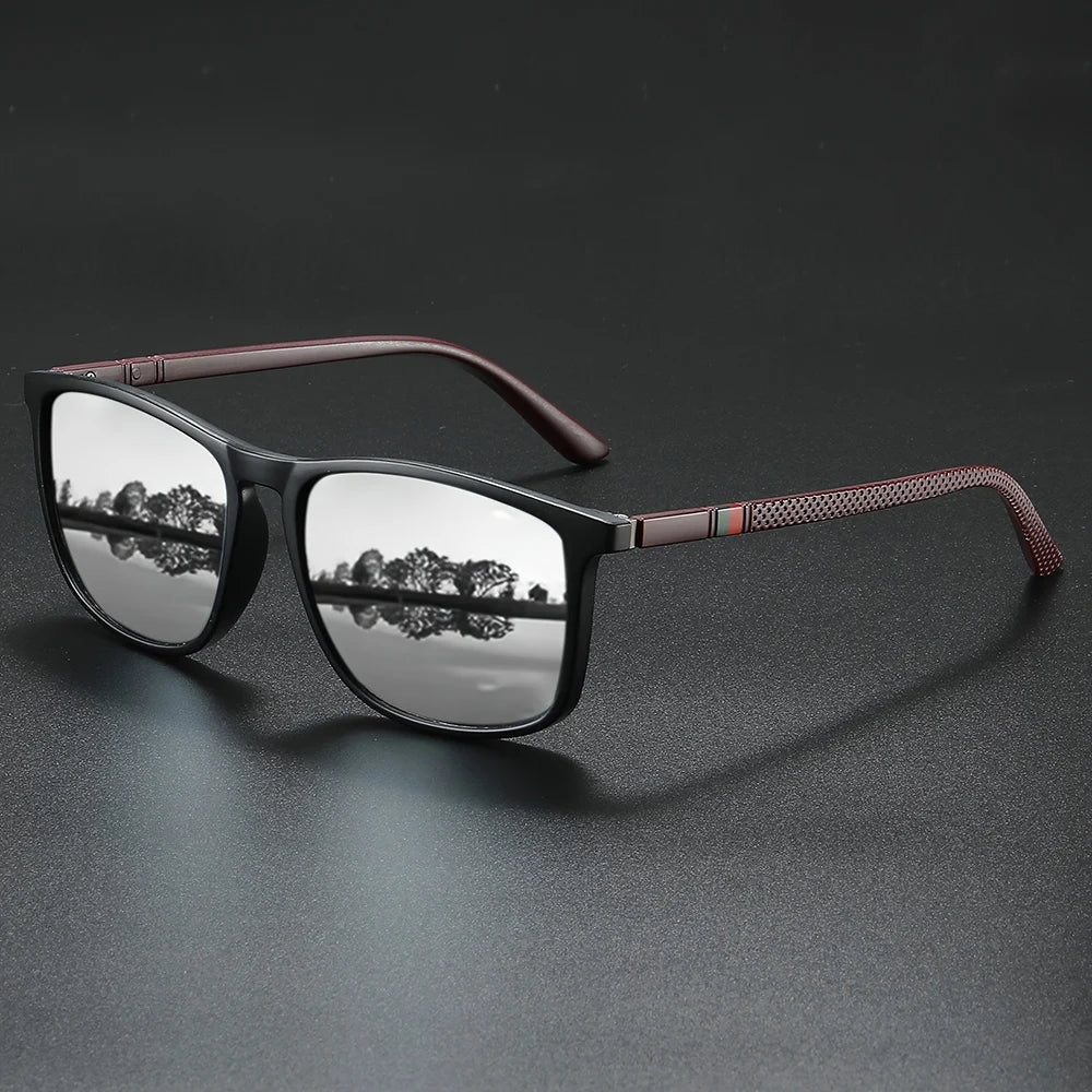 Luxury square vintage polarized cycling sunglasses with UV400 protection, suitable for men and women, ideal for travel and outdoor activities.