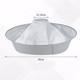 Waterproof Haircut Cape Umbrella, Portable Hair Clippings Catcher for Adults ,Reusable Hairdressing Cloak,Trimming/Coloring