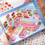 Kawaii miniature scene sticker book by HSF Marketplace with 29-piece DIY crafting stickers