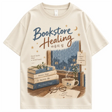 Vintage Korean aesthetic graphic T-shirt for men and women, K-culture merch by HSF Marketplace