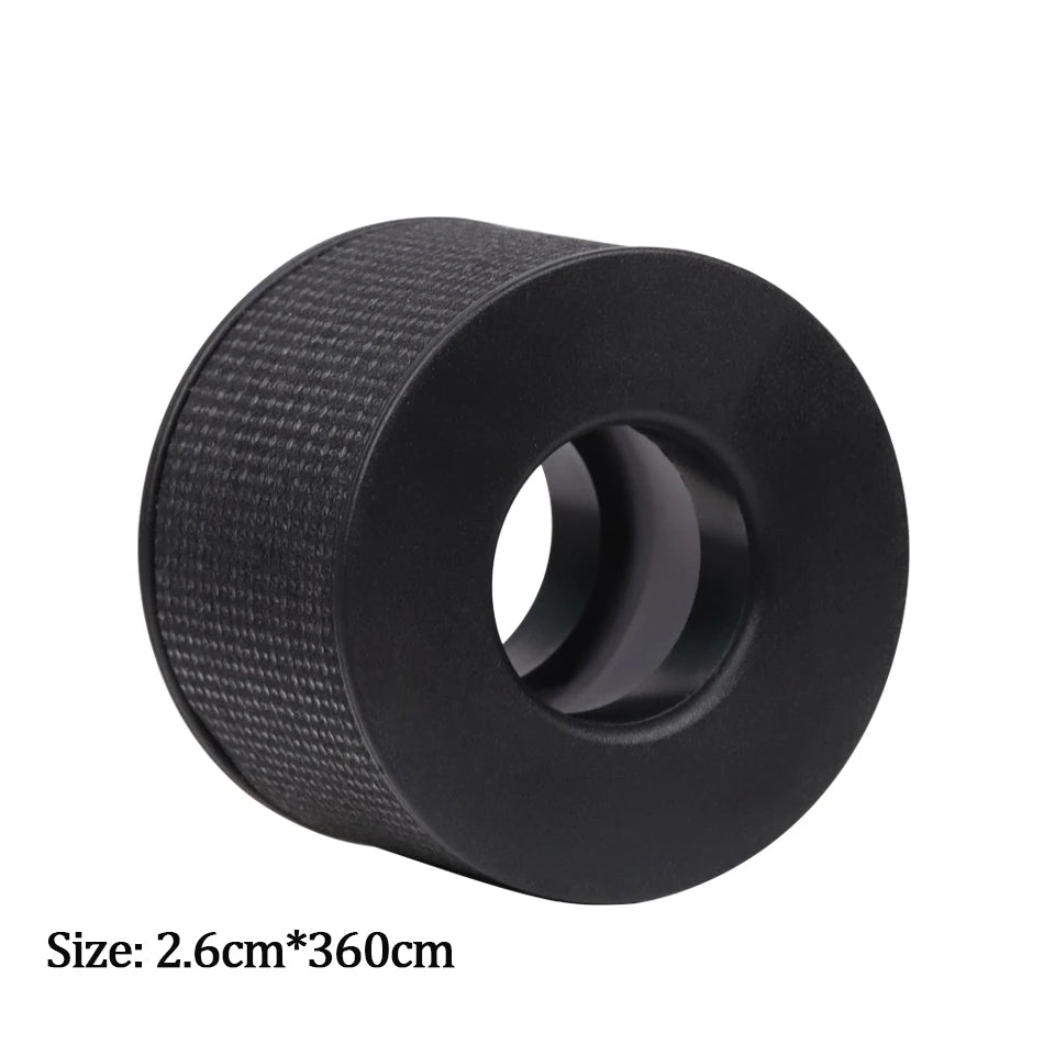 Close-up of breathable, microporous silicone gel eyelash tape sticker used for eyelash extension application.