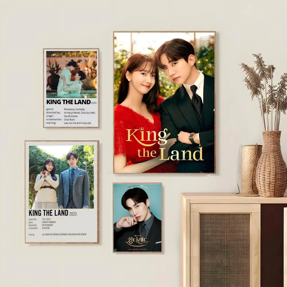 Korean TV King the Land poster, K-culture wall art for modern home decor by HSF Marketplace
