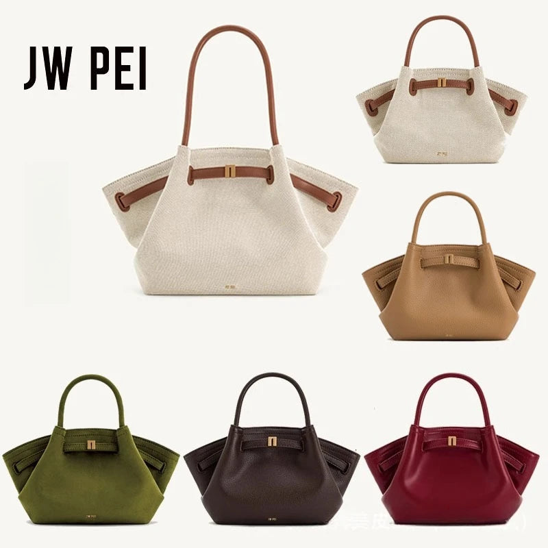 JW PEI Dumpling Bag genuine leather crossbody handbag for women, sculpted dumpling shape