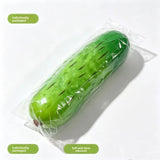 Hot Selling PU Slow Rising Squishy Toy, Realistic Cucumber Fruit Squeeze Stress Relief Decompression Fidget Toy Prop Model