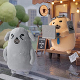 Nudaeng Weekly Life plush puppy keychain blind box anime pendant collectible figure by HSF Marketplace
