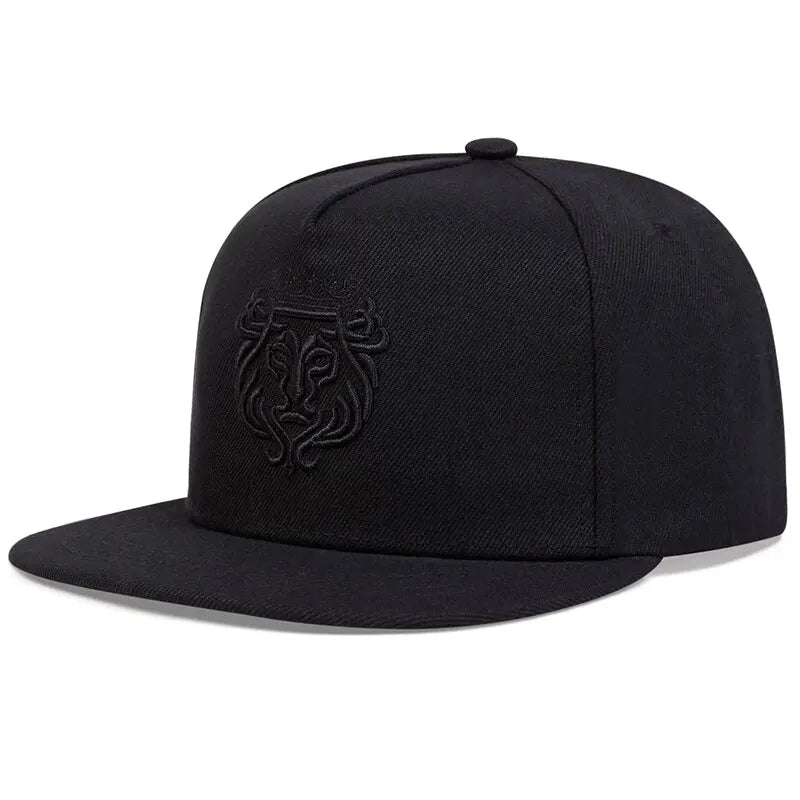 Unisex lion crown embroidered hip-hop baseball cap for sun protection, HSF Marketplace women's hat