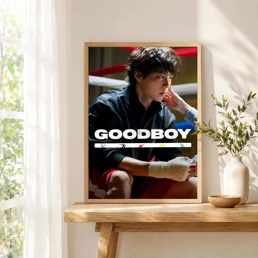 Korean drama Good Boy poster, modern K-culture wall decor by HSF Marketplace
