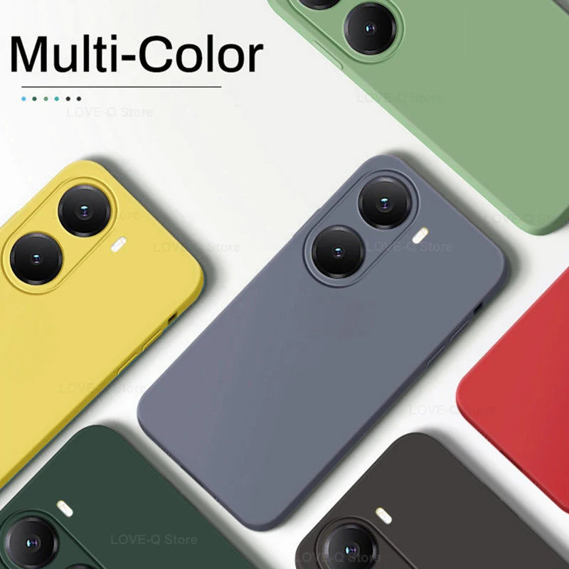 Poco X7 X8 Pro Max liquid silicone shockproof phone case by HSF Marketplace