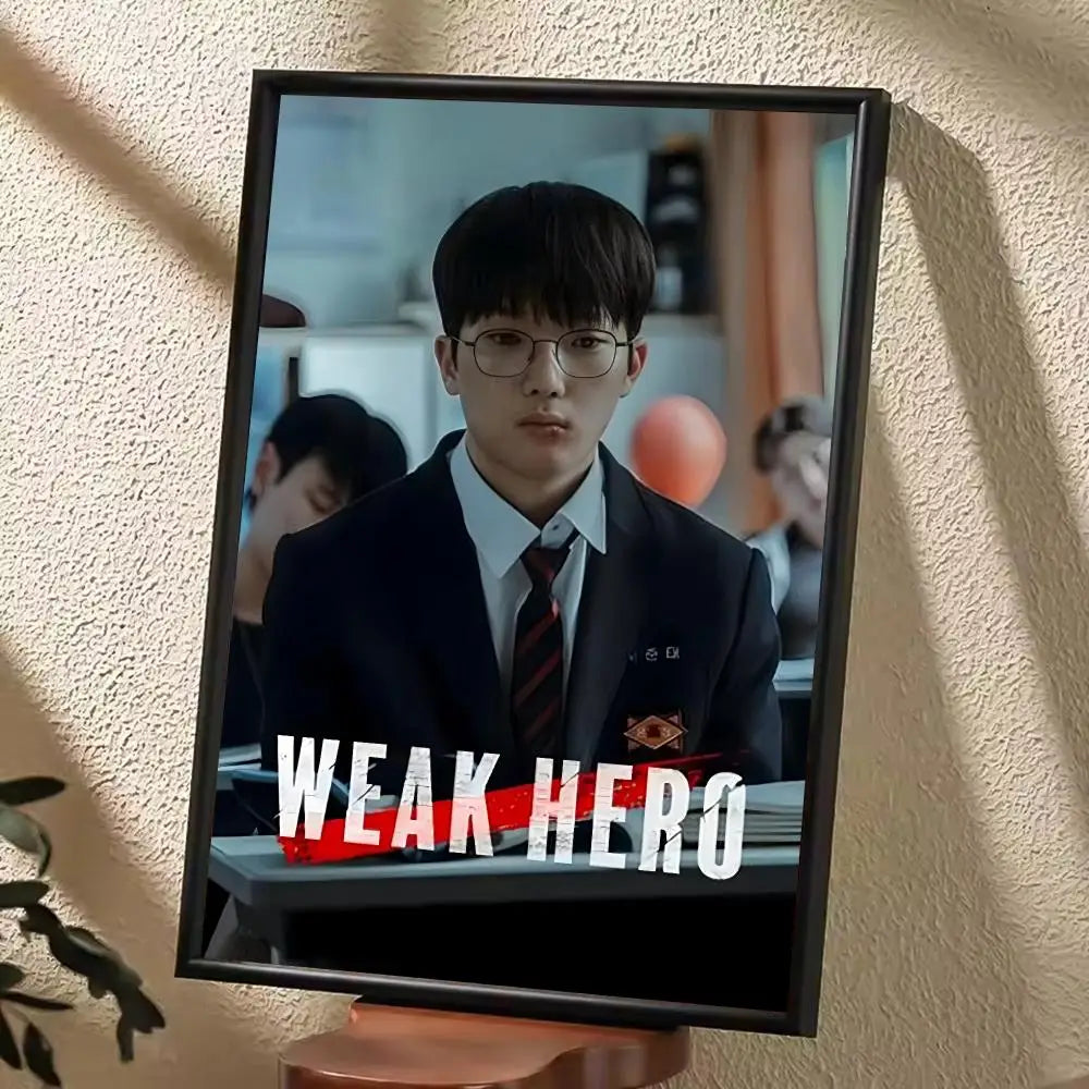 Weak Hero Class Korean TV drama wall art for modern decor, featuring bold K-culture design
