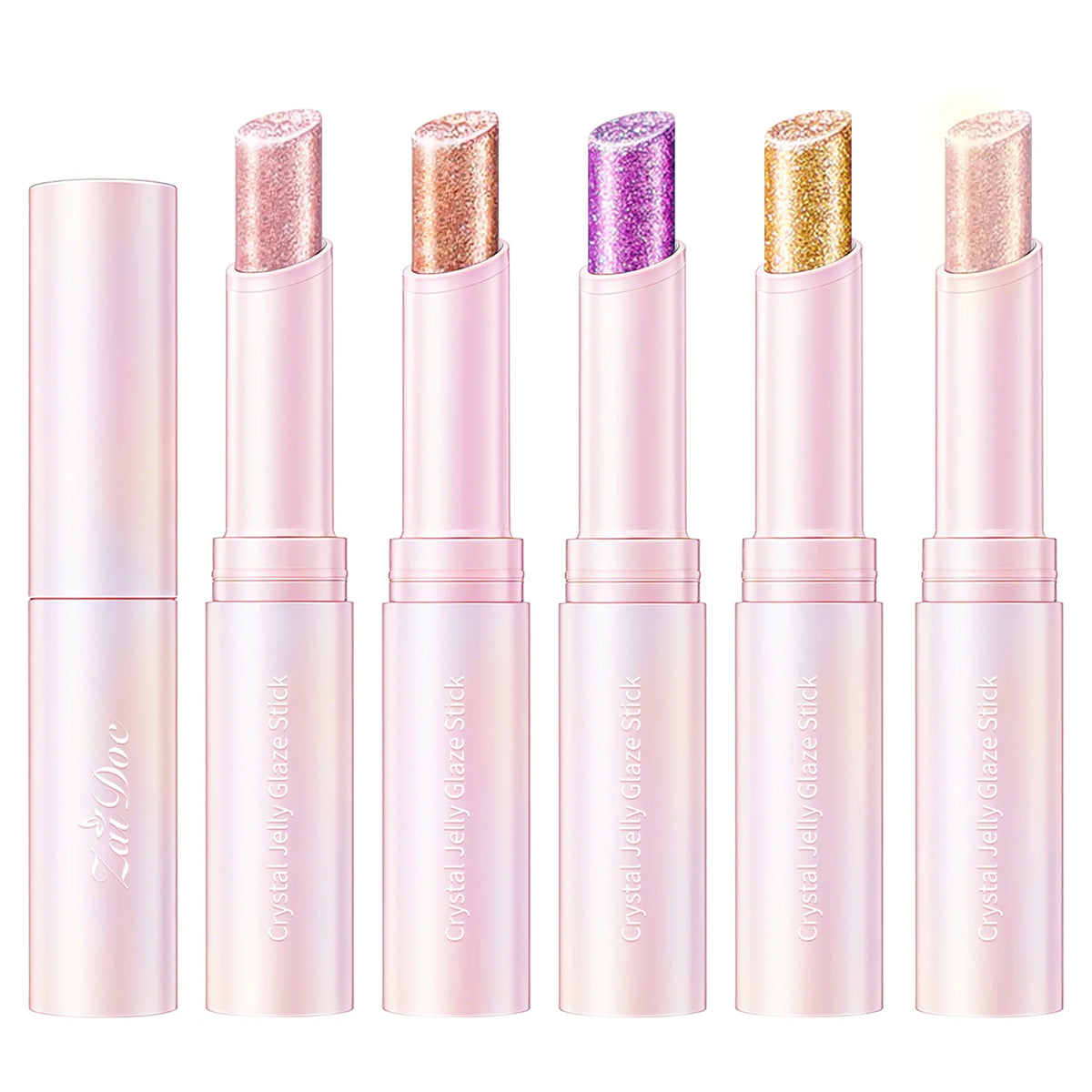 Five-color pearl shimmer eyeshadow stick, waterproof high-pigment makeup pencil with glitter finish by HSF Marketplace