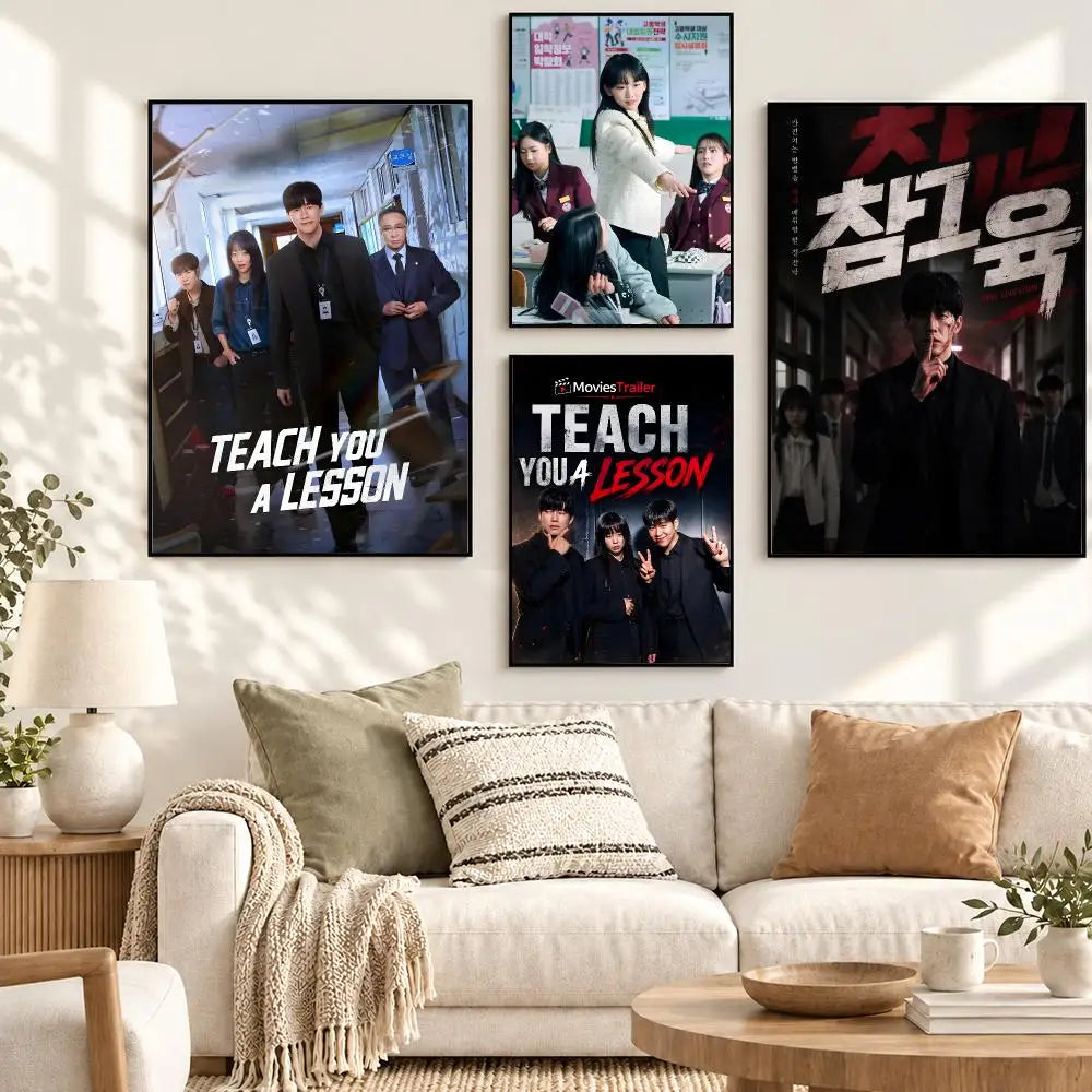 Korean romance drama poster by HSF Marketplace for home decor and K-culture gifts