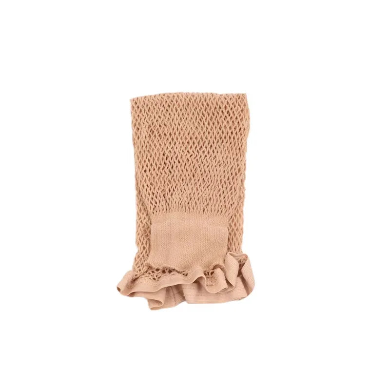 1/3pcs Mesh Wig Cap Highly Elastic Hair Net Stretch Open Ended Fishnet Hair Nets For Wigs Wig Accessories Beige Hairnets