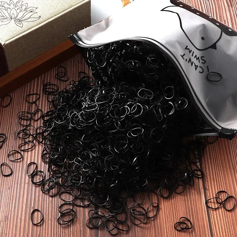 Children's Rubber Bands Small Disposable Leather Covers Tie Headbands Girl Hair Accessories Korean Hairst High Elasticity