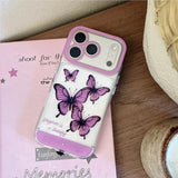 Luminous purple butterfly phone case for iPhone models by HSF Marketplace