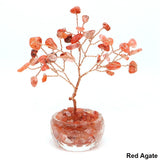 Natural Stone Crystal Money Tree Healing Gemstone Citrine Amethyst Copper Wire Wrapped Yoga Feng Shui Tree Home Decor Lucky Gift