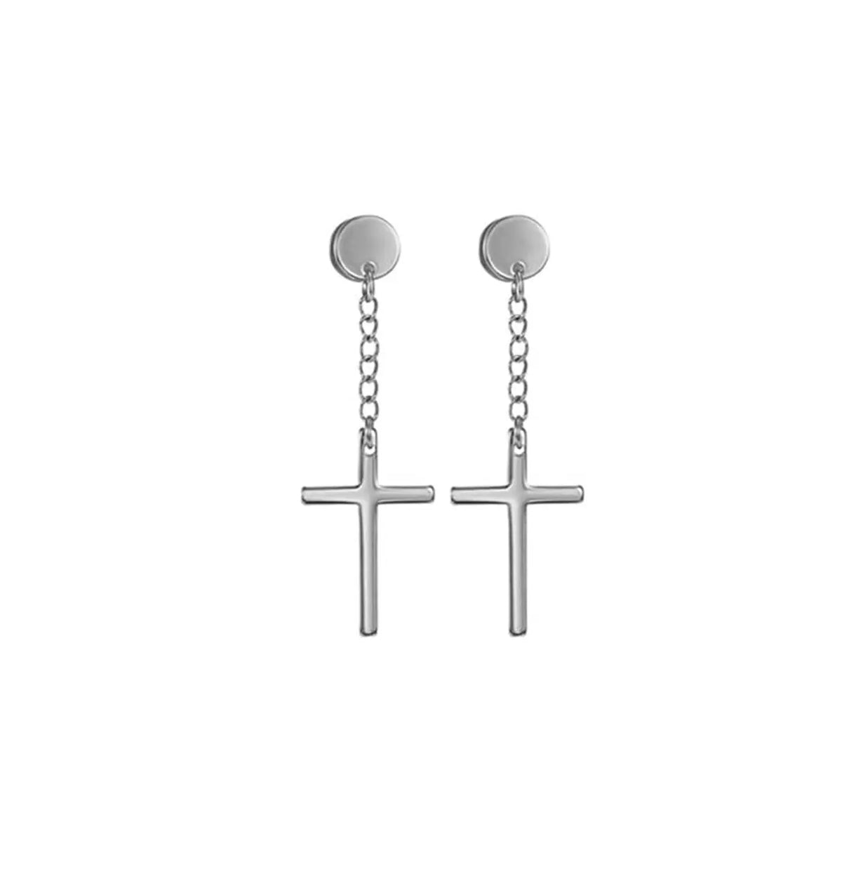 Black stainless steel stud earrings set for men and women by HSF Marketplace