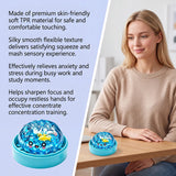 Ocean Halloween Ghost DumplingsToy Soft Slow Resilience Squishy Toy Fidget with Steamer Steamed Stuffed Bun Squishy Pinch Le