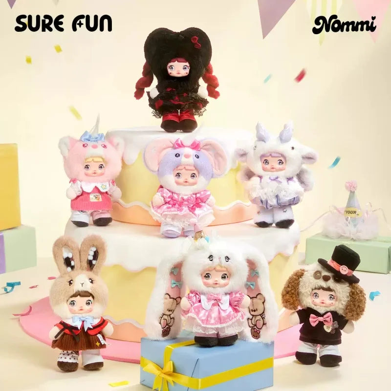 TOP TOY Nommi Treasure Collector Series plush blind box mystery doll anime figure ornament