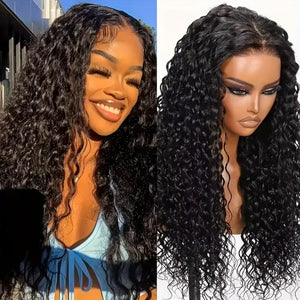 Glueless Burmese Curly Human Hair Wig Ready to Wear 13x4 Deep Wave Curly Lace Front Human Hair Wigs For Woman on Clearance Sale for Women Ready to Wear On Clearance Sale Pre Plucked Wig Party Work Daily Life