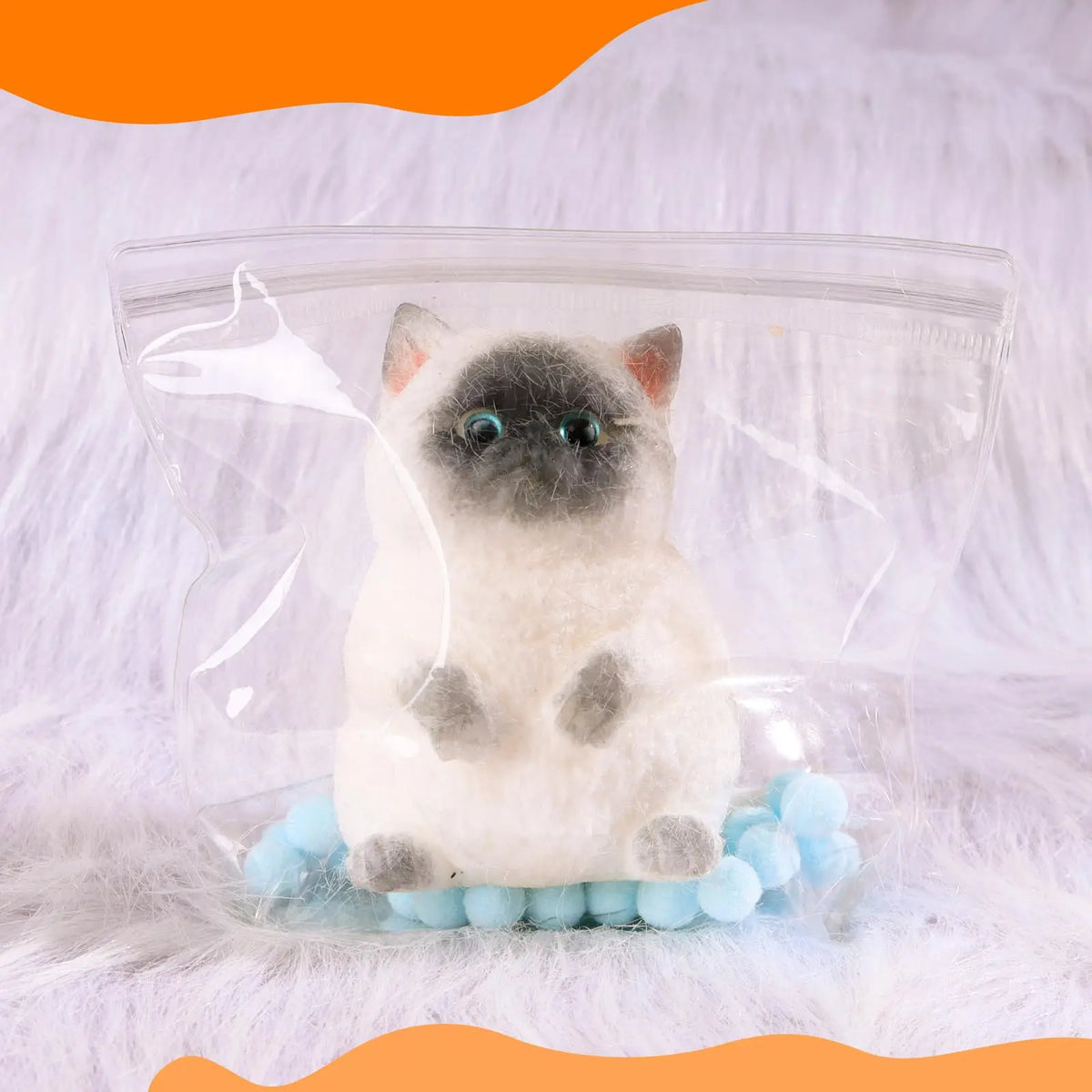 Soft Cute Cat Squishy Toy Kawaii Slow Rising Animal Figure Stress Reliever Squeeze Mini Plush-Like Gift Kids Adults