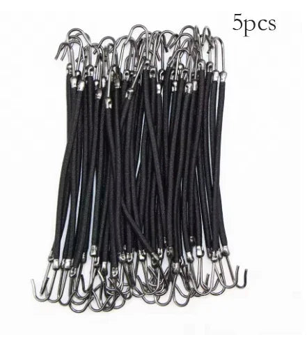Fashionable Double Hook Headband Set for Women High Elasticity Rubber Ponytail Holder Sturdy And Stable Hair Accessory