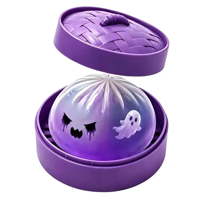 8.5cm Halloween Giant Dumpling Squishy Surprise Blind Box Buy 10 Guarantee 1 Gold Bar Slow Rebound Fidget Toy Adults