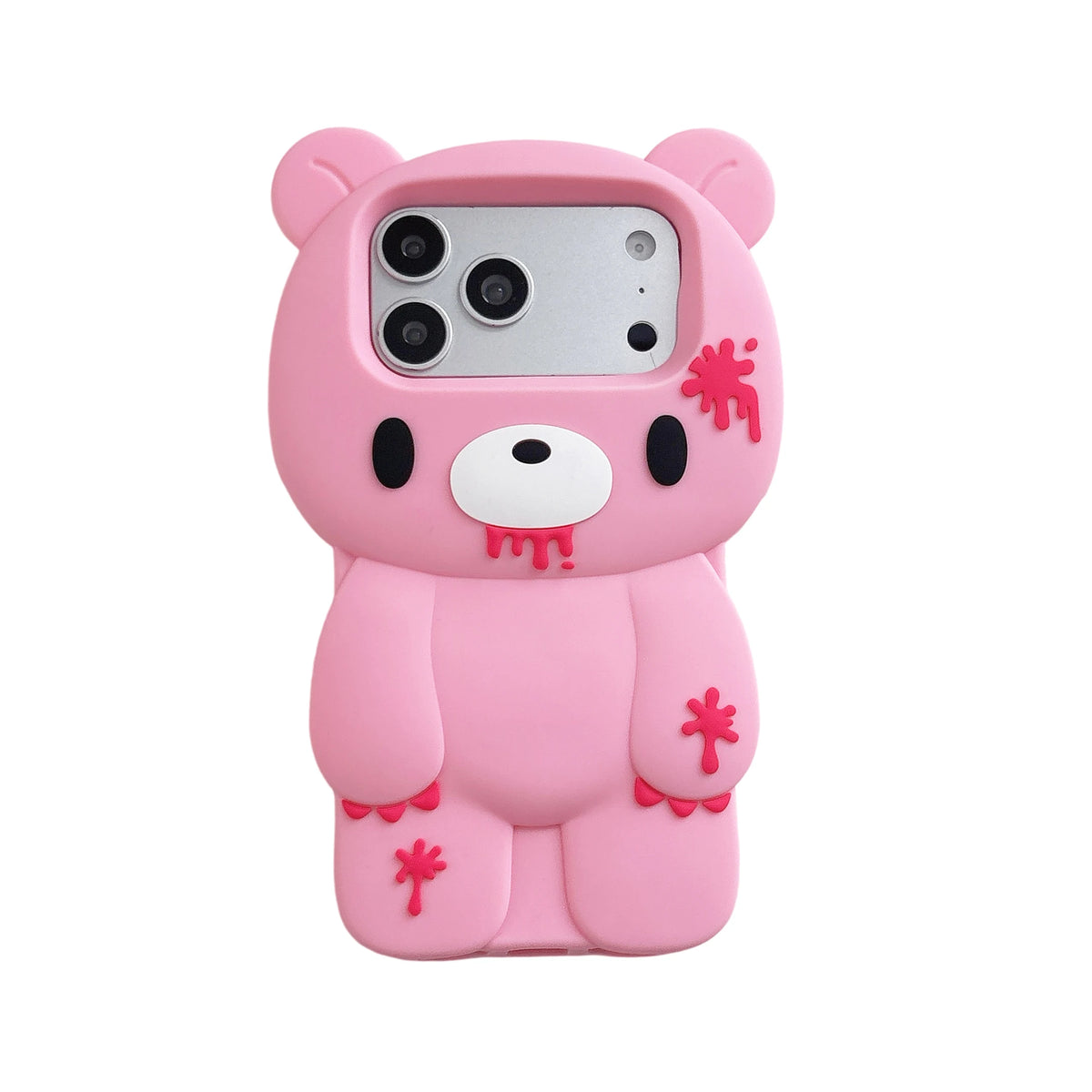 Gloomy Bear anti-fall phone case for iPhone 17 to 12 Pro Max by HSF Marketplace