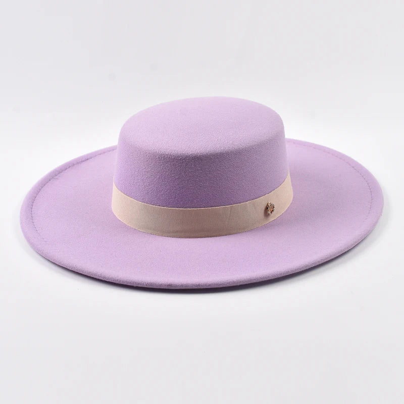 Women's French style fedora hat, elegant winter accessory by HSF Marketplace