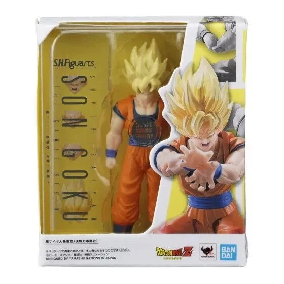 HBandai Dragon Ball SHF Mini Gashapon 5cm Goku, Vegeta and Trunks anime figures set for desktop display