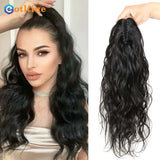Human hair body wave drawstring ponytail extension, 8-26 inch tail hairpiece