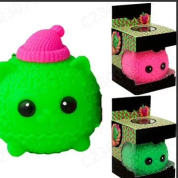 Colorful Schylling Needoh Squishmas Knittens sensory squeeze toy by HSF Marketplace, featuring soft, squishy textures and vibrant colors.