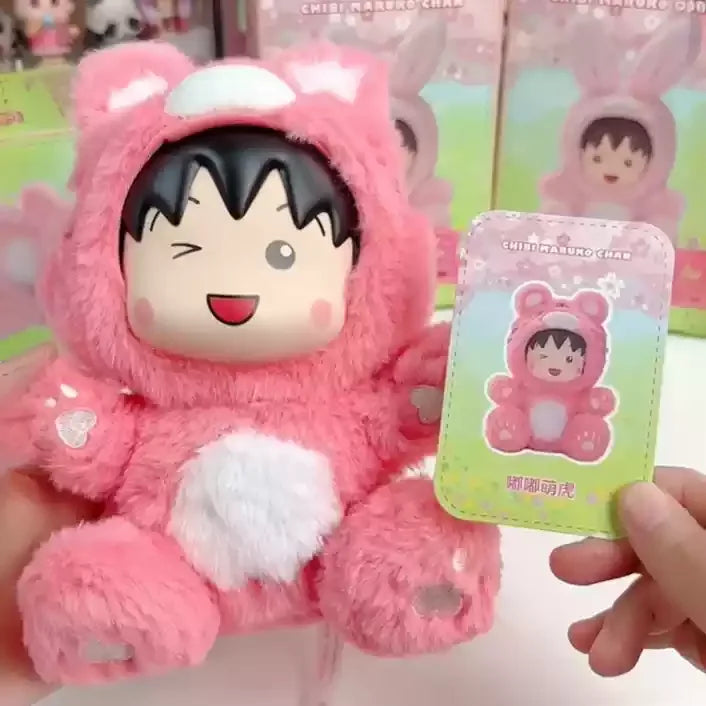 Chibi Maruko-Chan Dress Up Party Series plush vinyl blind box kawaii collectible figure sealed surprise box