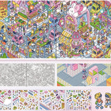 Kawaii 3D city scenery stickers for DIY decor and gifts by HSF Marketplace