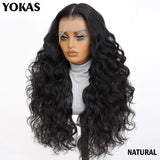 30 Inch Synthetic And Blend Lace Wigs For Women Body Wave Women Wigs 13x6 HD Lace Frontal Wigs With Baby Hair For African Female