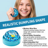 Ocean Halloween Ghost DumplingsToy Soft Slow Resilience Squishy Toy Fidget with Steamer Steamed Stuffed Bun Squishy Pinch Le
