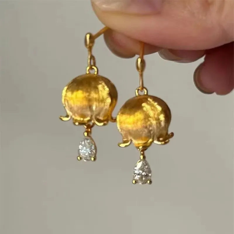 925 sterling silver jade drop earrings for women with elegant dangling design