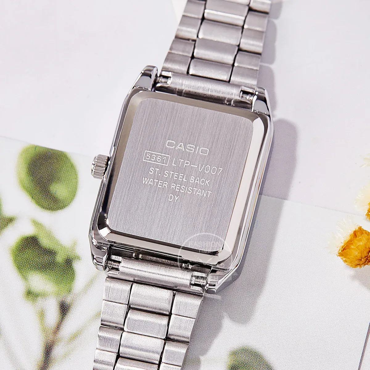 Casio Watch for Women Top Brand Luxury Set 30m Waterproof Quartz Ladies Watch Tonneau Shape Stainless Steel Reloj Mujer LTP-V007
