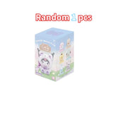 Sanrio Family Fox Island and Blue Flutter vinyl plush blind box with Hello Kitty and Kuromi pendants