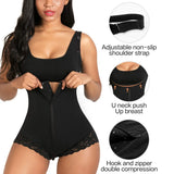 Reducing and shaping girdle body shapewear for women with waist trainer and tummy control design