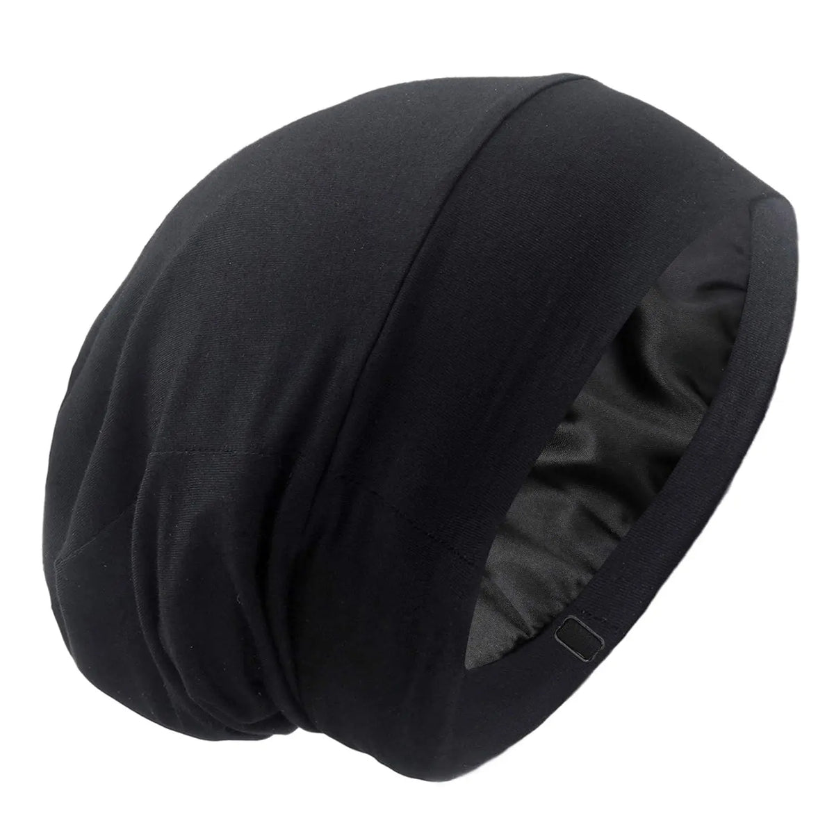 Adjustable satin-lined sleep bonnet for hair protection by HSF Marketplace