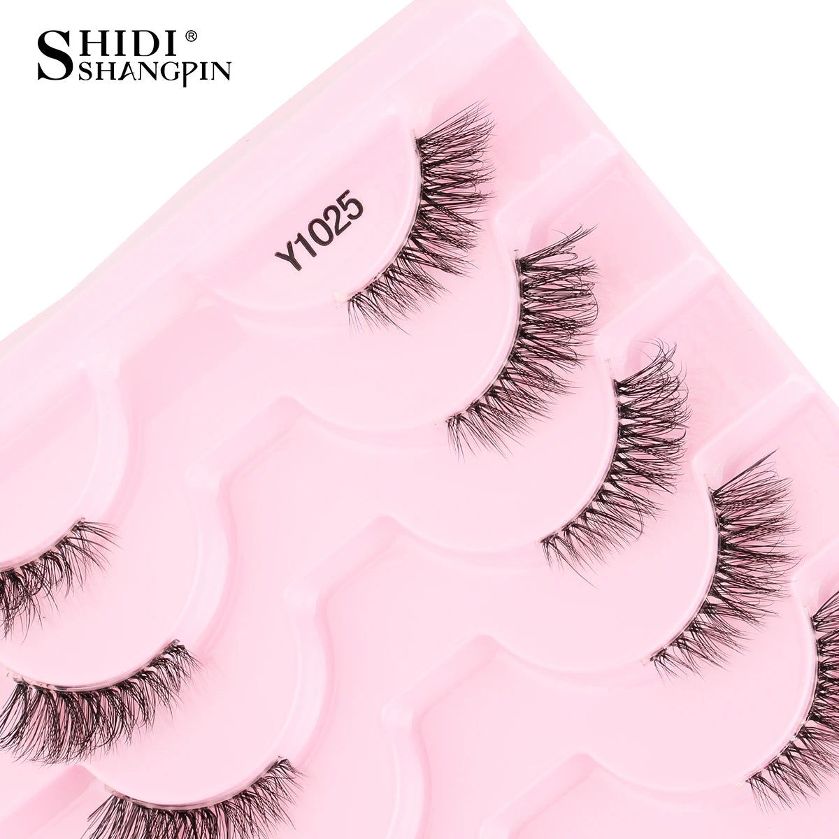 Half Eyelashes False Lashes 10-5 Pairs Cat Eye Eyelashes Eyelash Extension 3D Mink Half Lash Natural Makeup Faux Cils Maquiagem