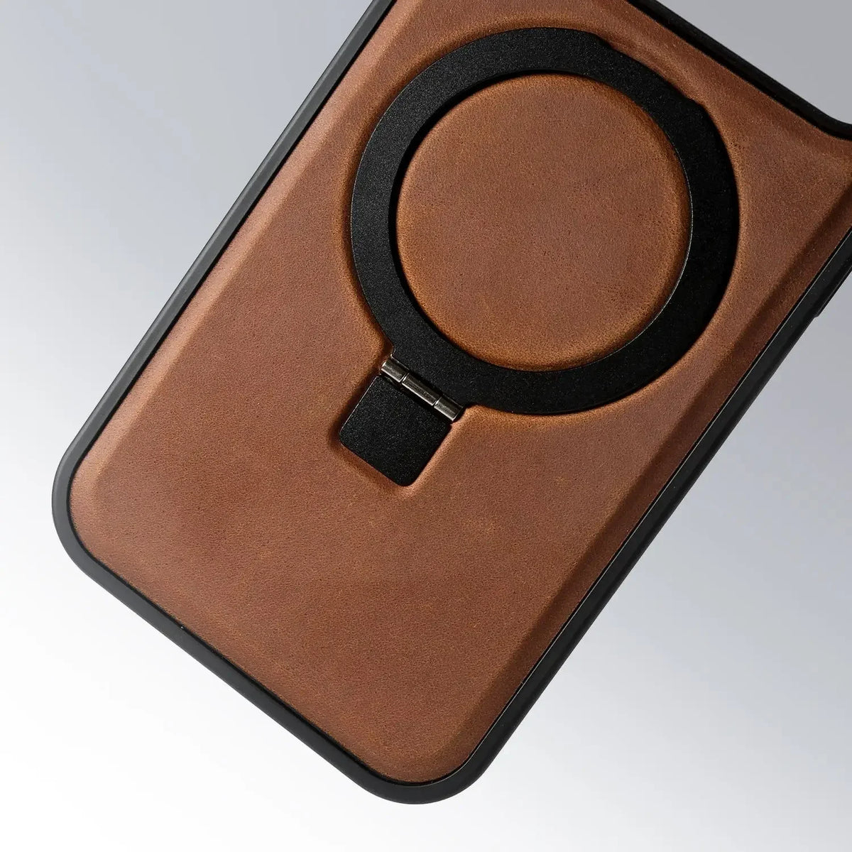 Genuine leather foldable bracket case for iPhone 18 Pro Max by HSF Marketplace