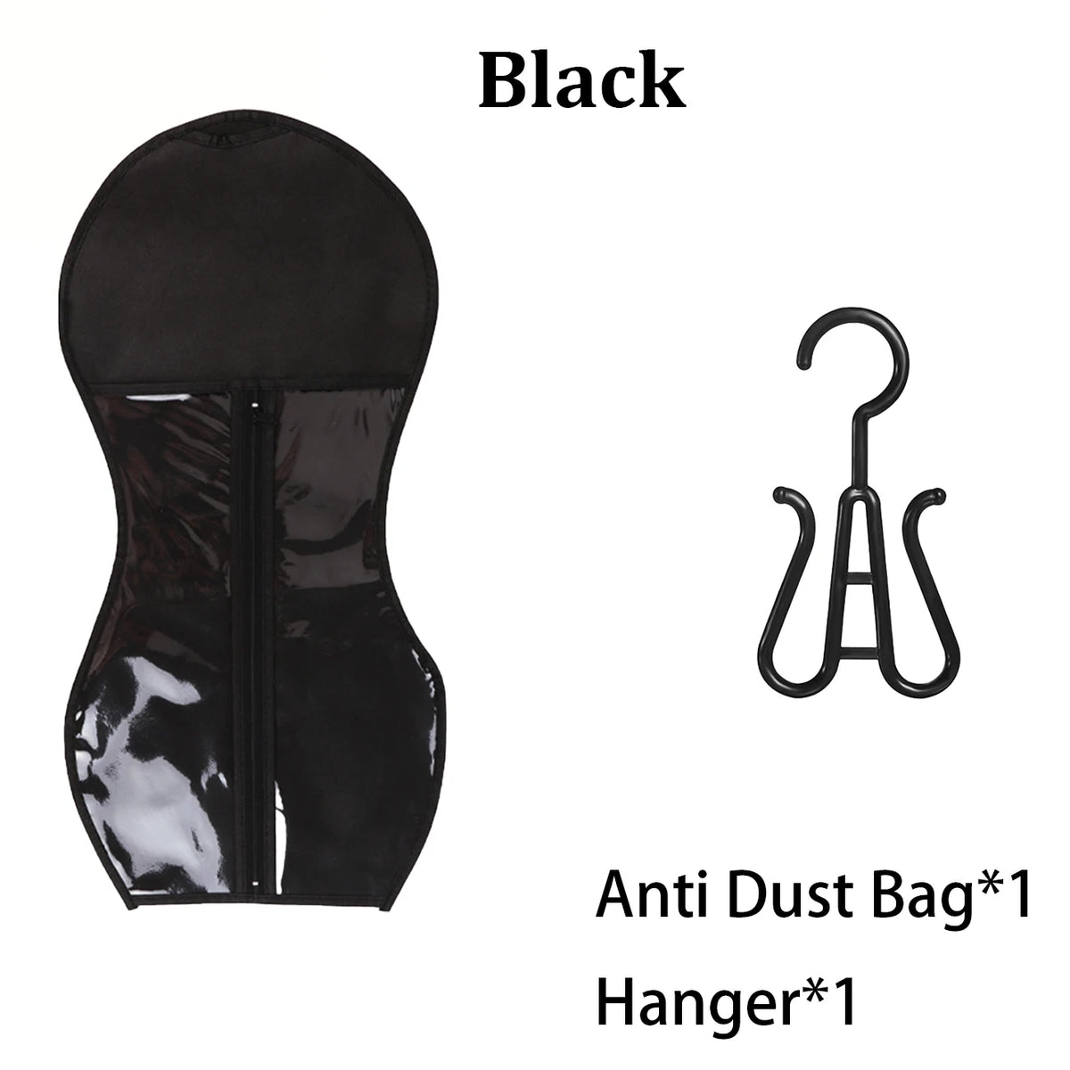 Wig Storage Portable Wig Bags Storage With Hanger Hair Extension Holder For Styling Wig Storage Bags Wig For Home & Travel